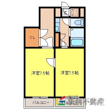 ヤナガワアイビースクエアの間取り