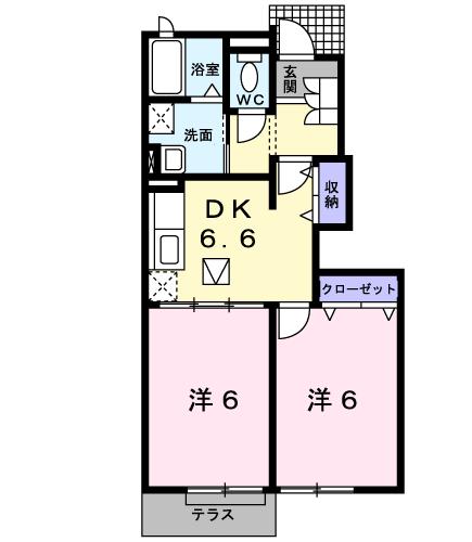 ウィンズサン　IIの間取り