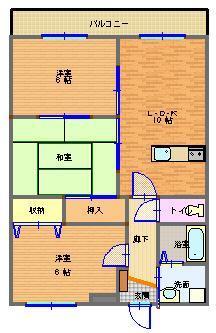 レジデンス豊岡の間取り