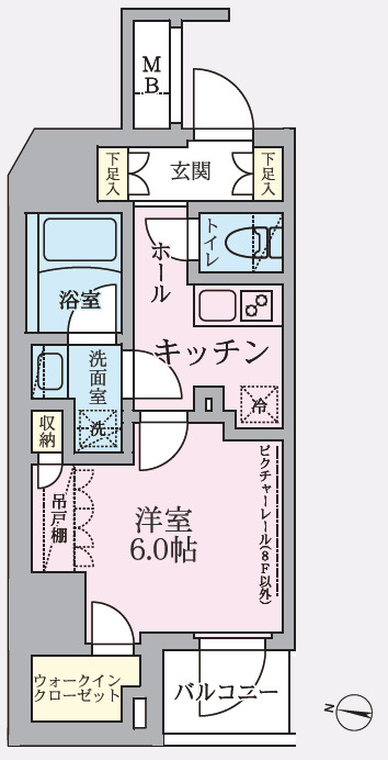 ARKMARK中野の間取り