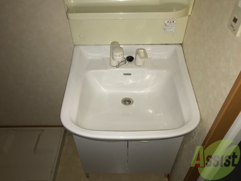 バス・シャワールーム　忙しい朝の味方、独立洗面台があるのは嬉しいですね。