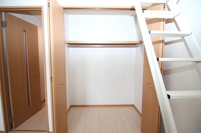 収納　大きなスペースがあり、収納には困りません