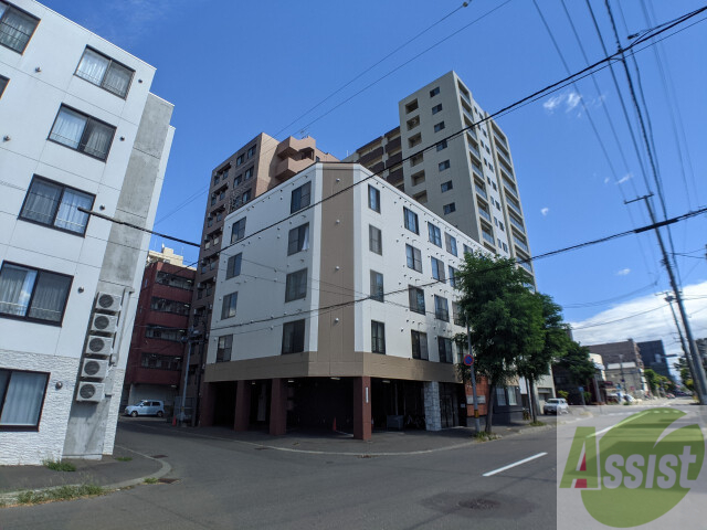 建物外観　札幌市北区北２６条西「メゾン札幌Ｎ２６Ｗ５」