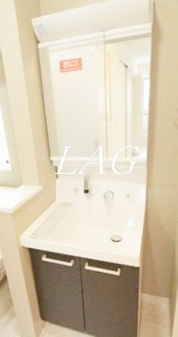 洗面設備　洗面台です。