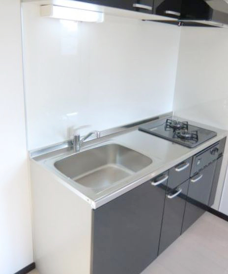 キッチン　★使いやすい二口コンロ、システムキッチン★