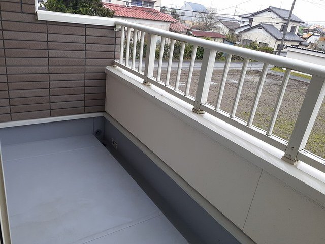 バルコニー　広々としたバルコニーです