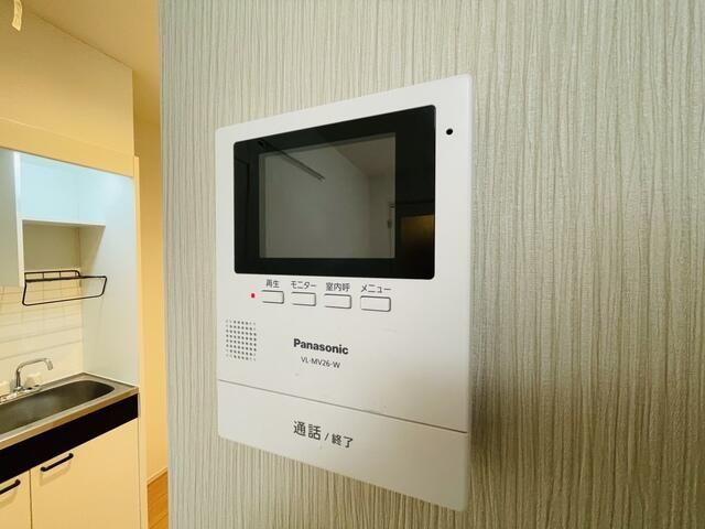 セキュリティ　訪問者が一目で分かるＴＶモニタ付インターホンです！