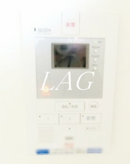 セキュリティ　モニター付きインターフォンです。