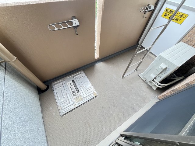 バルコニー　広々としたバルコニーです