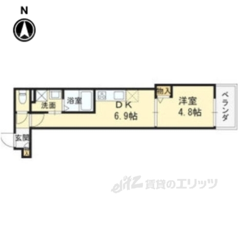 クレアール塚口2の間取り写真