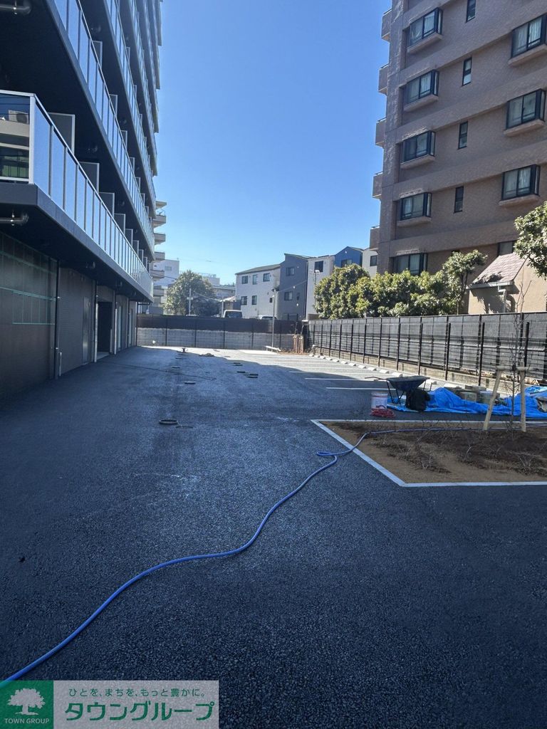 駐車場　眺望
