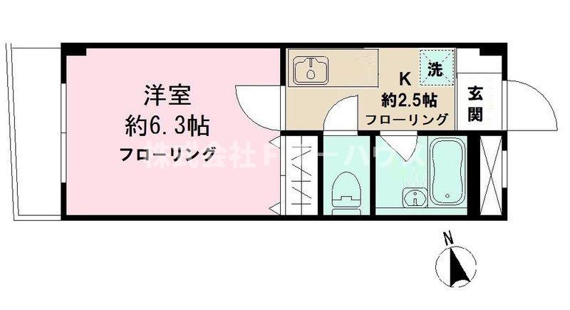 レオ五番館の間取り写真