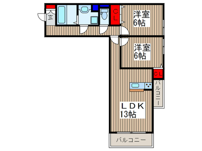 グレースKの間取り写真