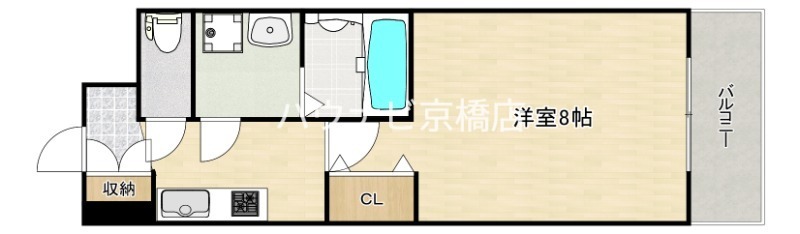 地下鉄谷町線 都島駅 徒歩10分 11階建 築10年の間取り写真