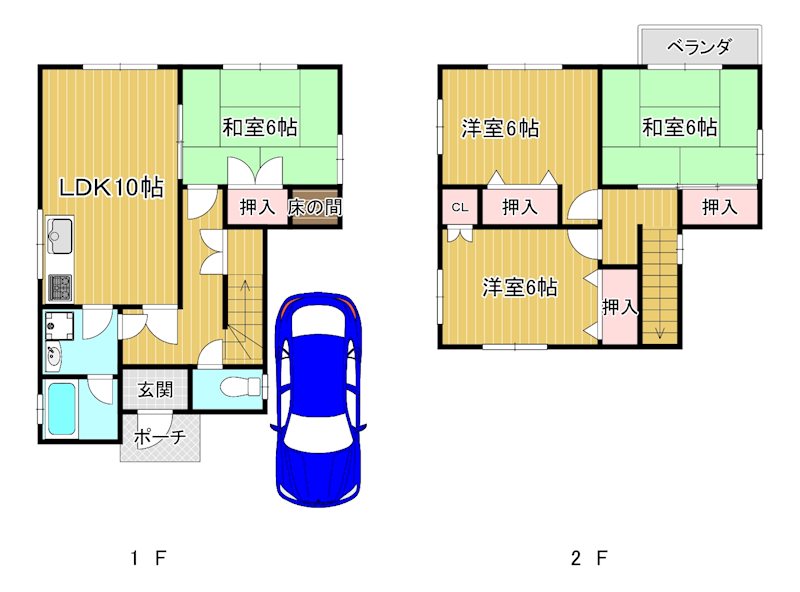 和気町4丁目一戸建ての間取り写真
