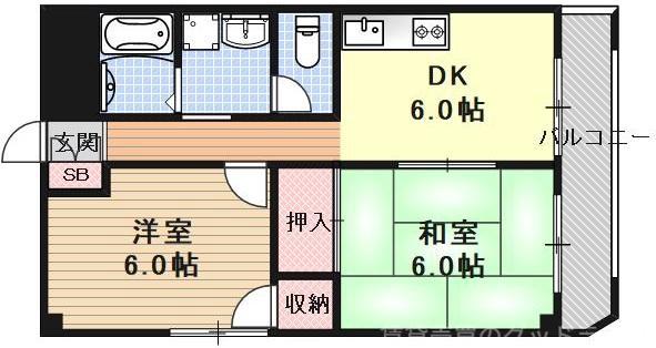 パレット御池の間取り写真