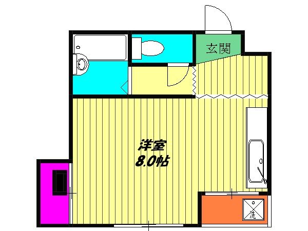 内藤マンションの間取り写真