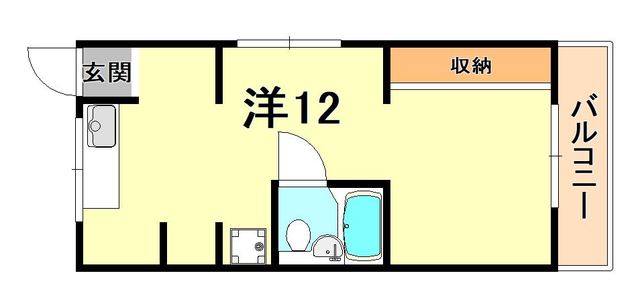 寺口ハイツの間取り