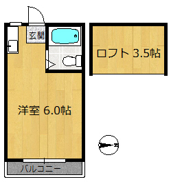 ロフティーチェリーの間取り