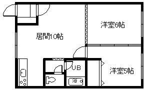 【サンライフ錦町IIの間取り】