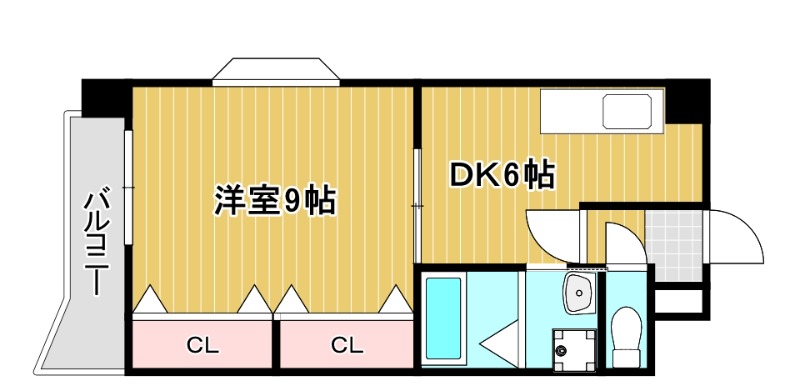 ベルガ北方の間取り