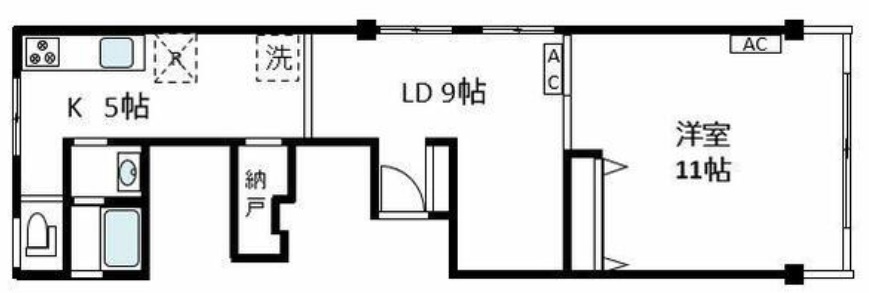 文京区本郷のマンションの間取り