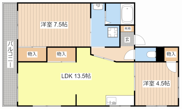 メゾン大沢_間取り_0