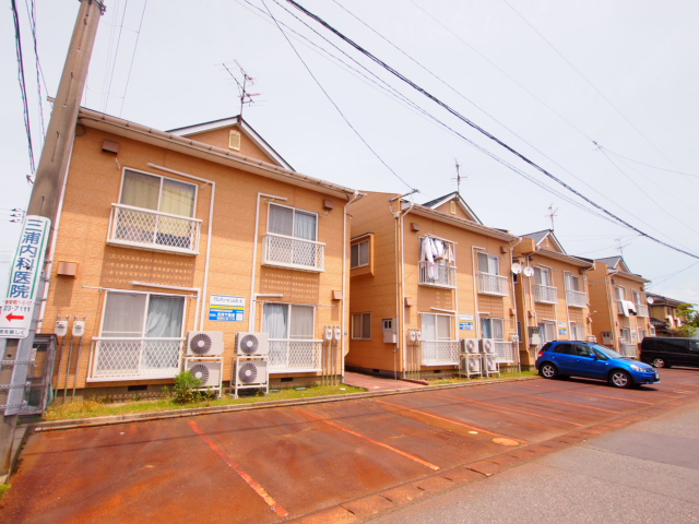 新潟県新発田市新栄町１（アパート）の賃貸物件の外観