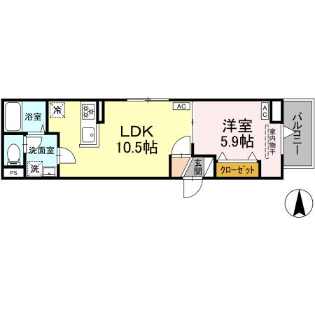 グラナーデ千住緑町の間取り