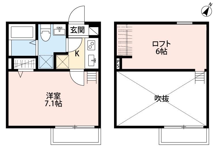 神奈川県座間市相模が丘４（アパート）の賃貸物件の間取り