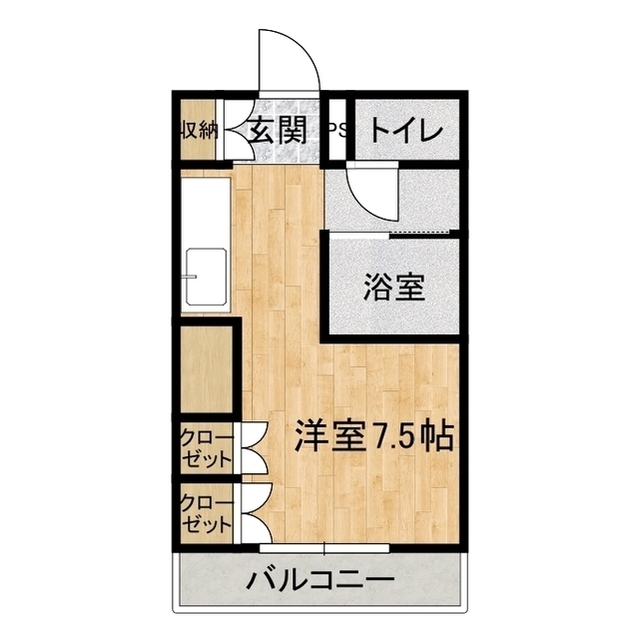 カスタードハイツの間取り