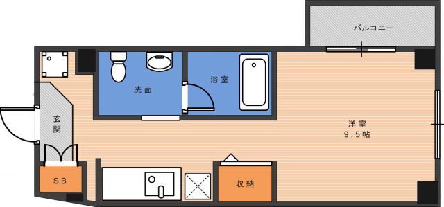 ラ・ファミリア山坂の間取り