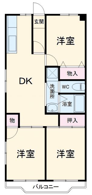 ボヌール秦野Iの間取り