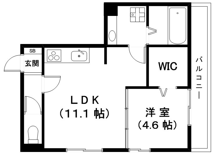 東近江市五個荘竜田町のアパートの間取り