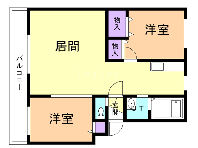 【パークハイツＨの間取り】