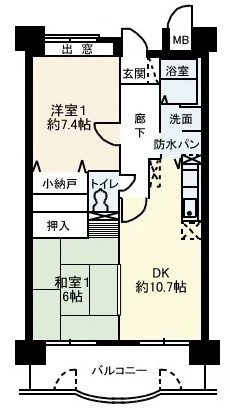 羽衣団地の間取り