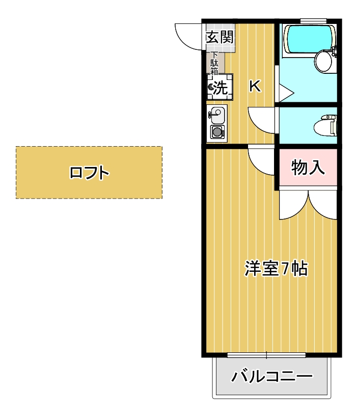 旭ヶ丘レジデンスの間取り