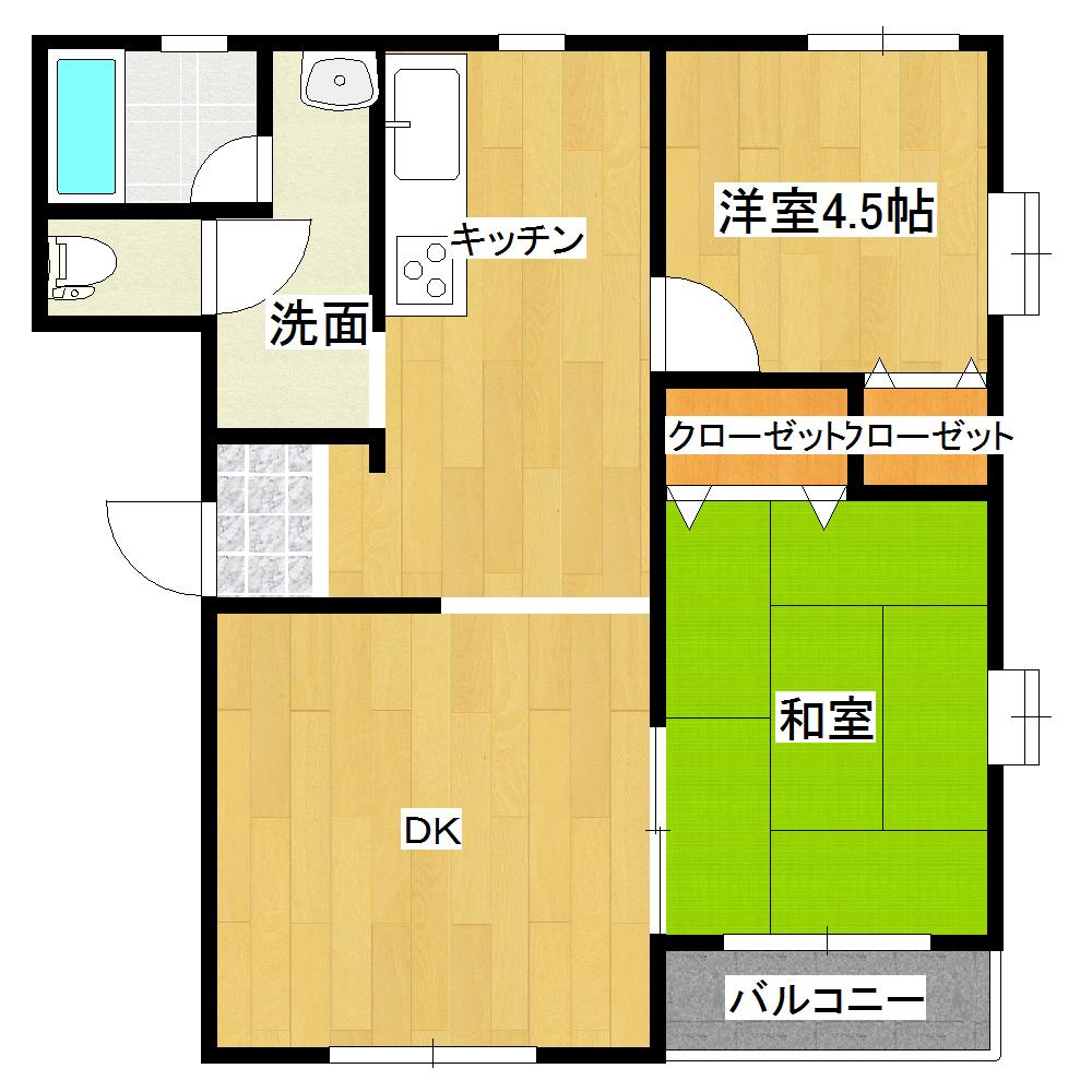 センチュリー北町の間取り