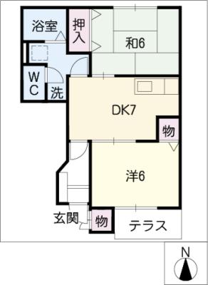 パークヒルズ　Ａ棟の間取り