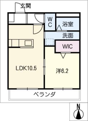 ハートフルマンション　シトラスの間取り