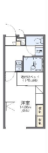 レオパレストゥモローの間取り