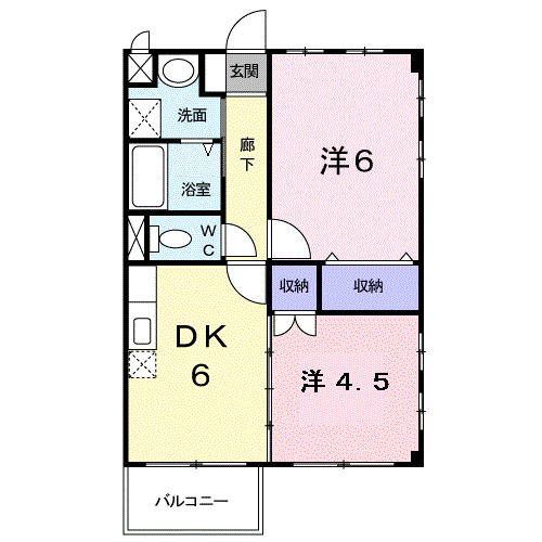 コンフォートヒル　IIIの間取り