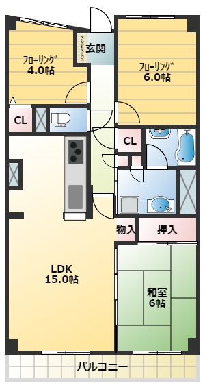 サンフィール大宮宮原の間取り