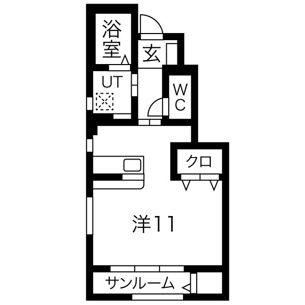 東村山郡中山町大字長崎のアパートの間取り