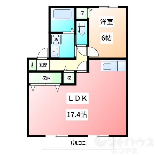 ソレーユC・Kの間取り