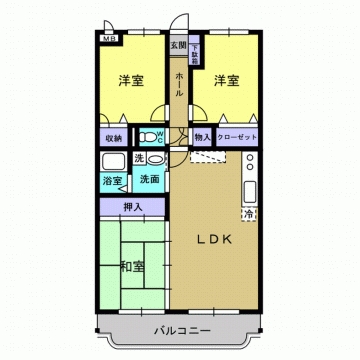 エスポワールNの間取り