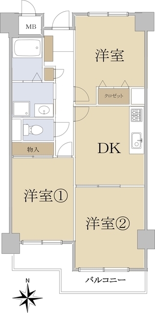 リバーサイド香櫨園の間取り