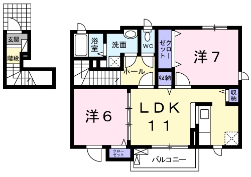 [家電付き] オーシャンブルーTSの間取り