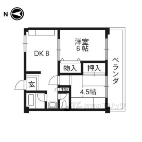 緑峰苑の間取り