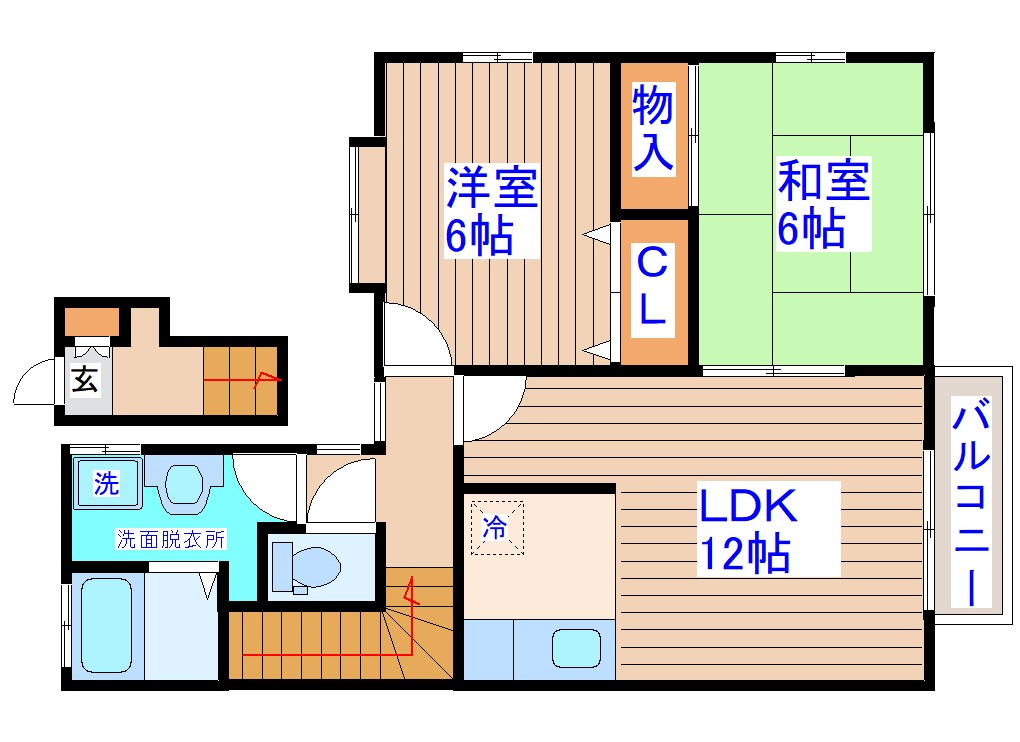 ハイツKIIIの間取り